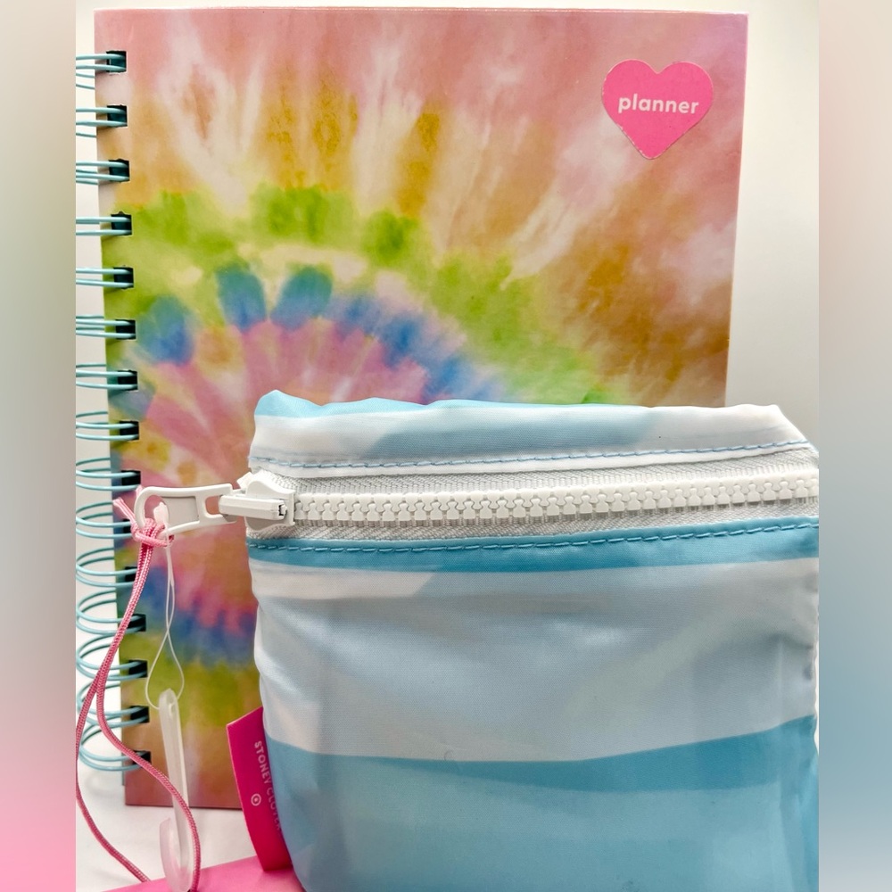 Stoney Clover Lane x Target Tye Dyed Planner and Reusable Tote Bag